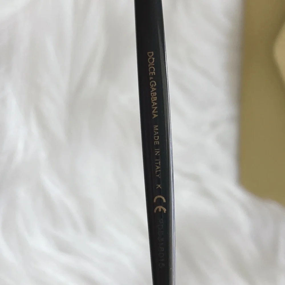 Dolce & Gabbana #6124 Black/ Light Grey Ombré lens Cat Eye Sunglasses - Picture 11 of 16